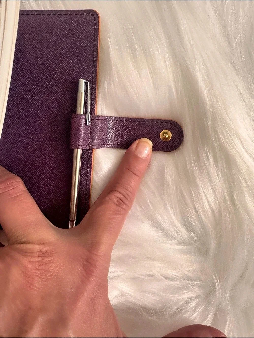 Louis Vuitton Epi Agenda PM Planner Tassil Yellow & Purple